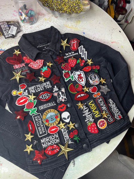 Rolling Stones Denim Jacket medium fashion