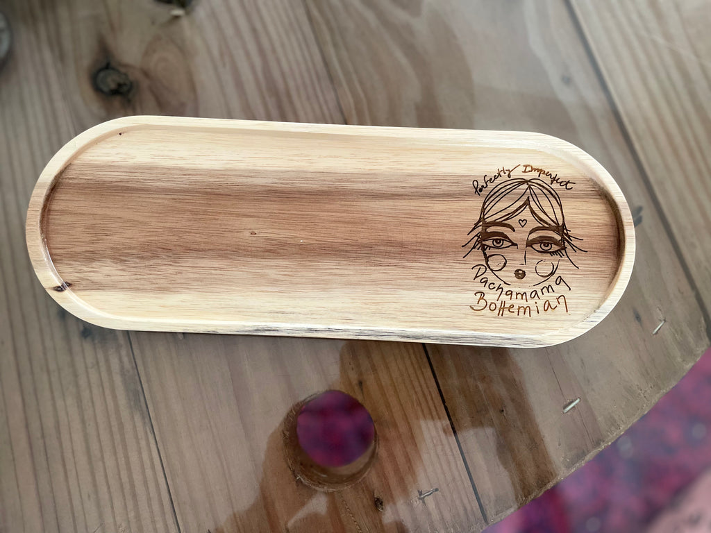 Perfectly Imperfect small wooden tray