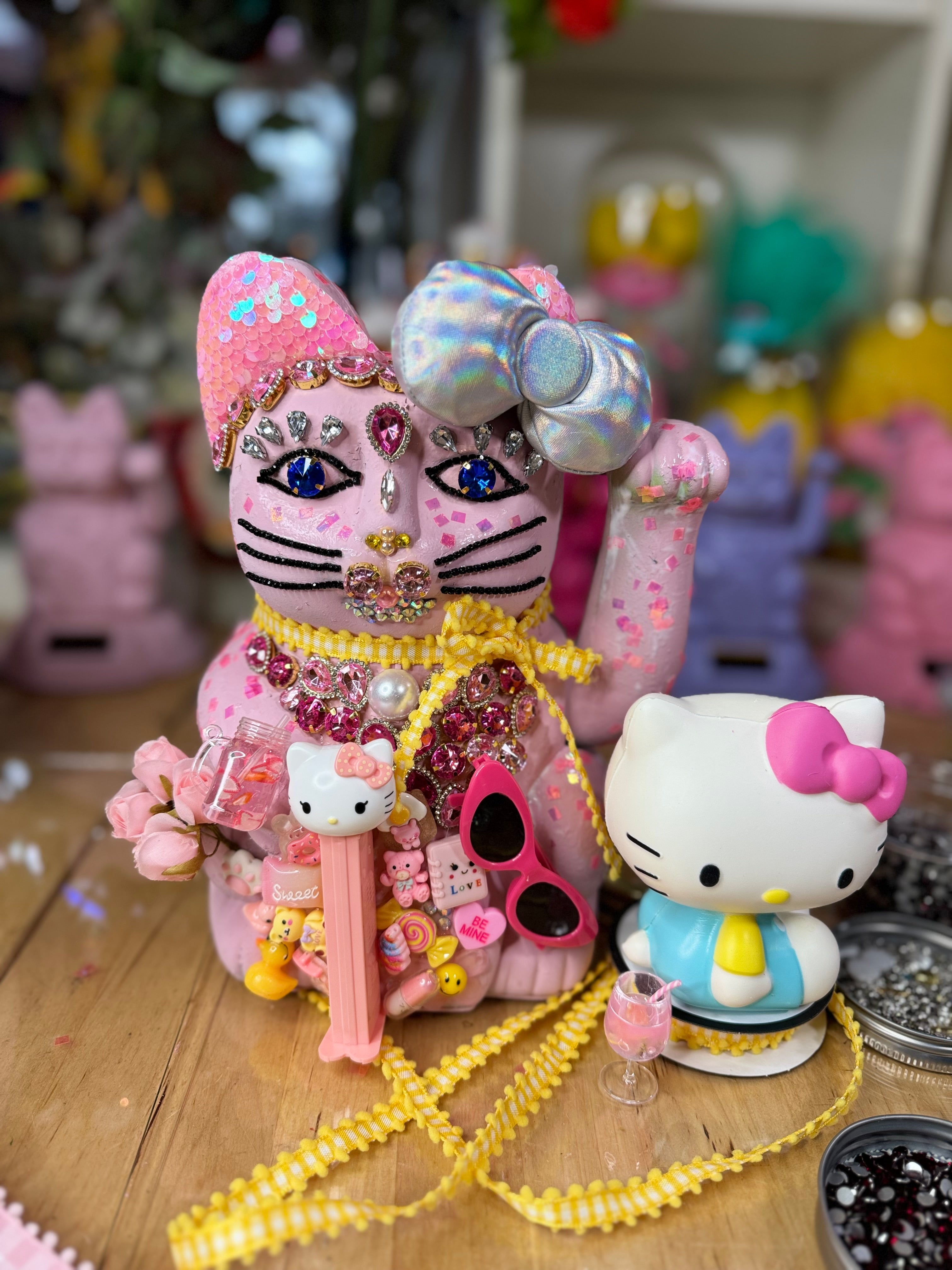 s*ゆ様 ANTEPRIMA × HELLO KITTY レア 立体くまちゃん Hello Kitty® Plush 4