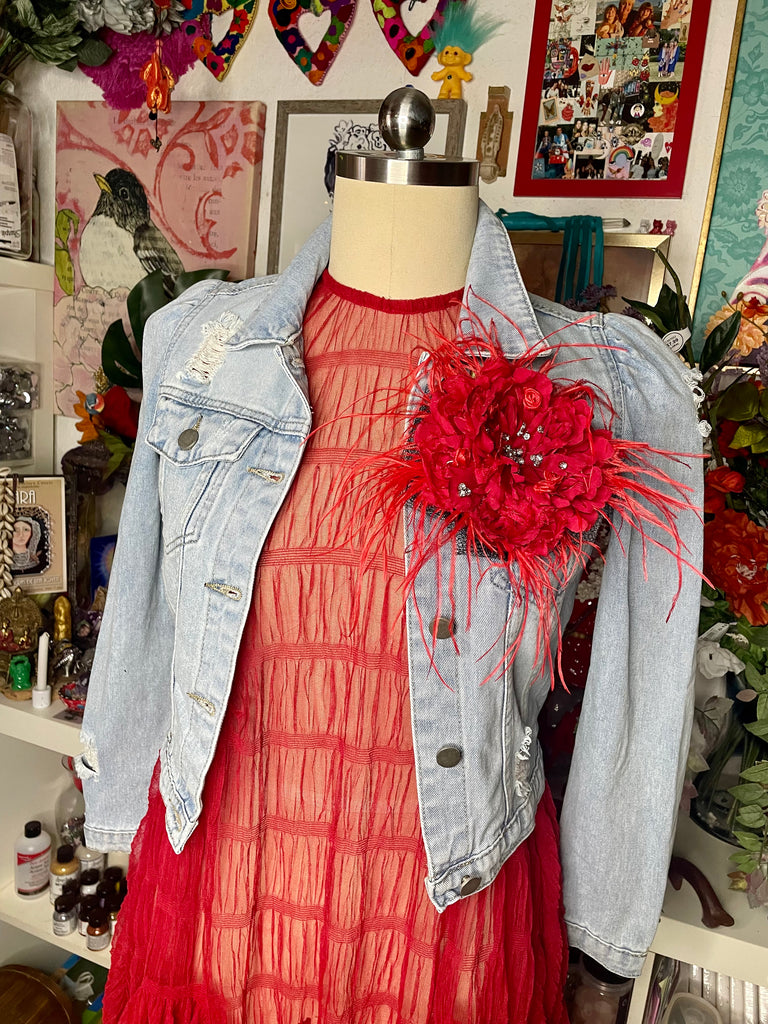 Dreaming Mary blessed princess Denim Jacket.
