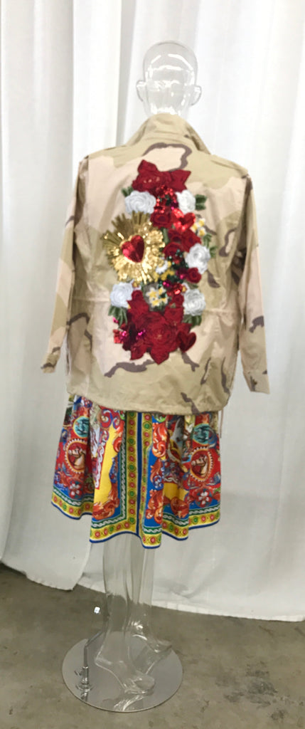 Unique embroidered jacket