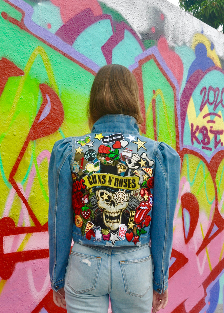 Girls' Oversized Jacket - Art Class™ Blue Denim : Target
