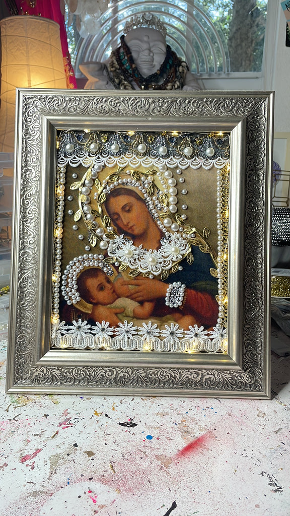 CANVAS/ frame Virgen de la Leche