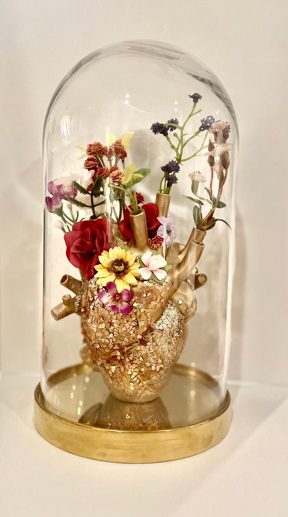 Anatomical LOVE GOLDEN Vase