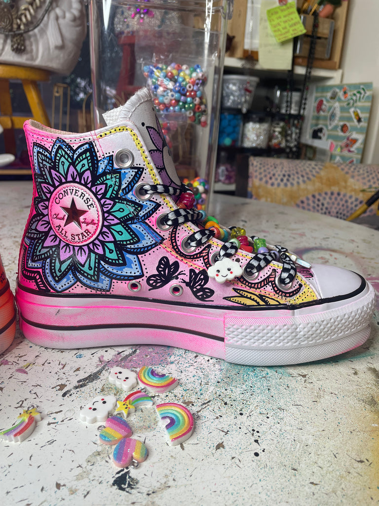 Hippie online converse shoes