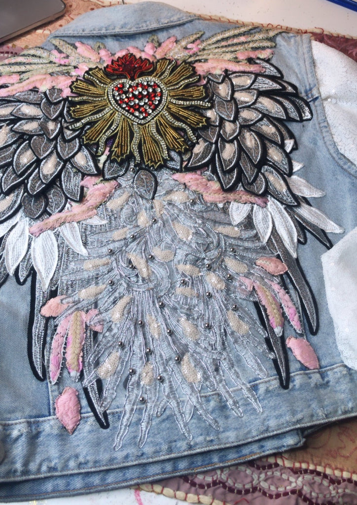 New Vest/Jacket Archangel Michael Sacred Heart