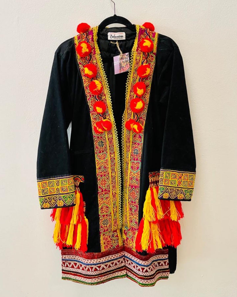 Vintage Tribal Gypsy Coat/Long Jacket/ Kimono