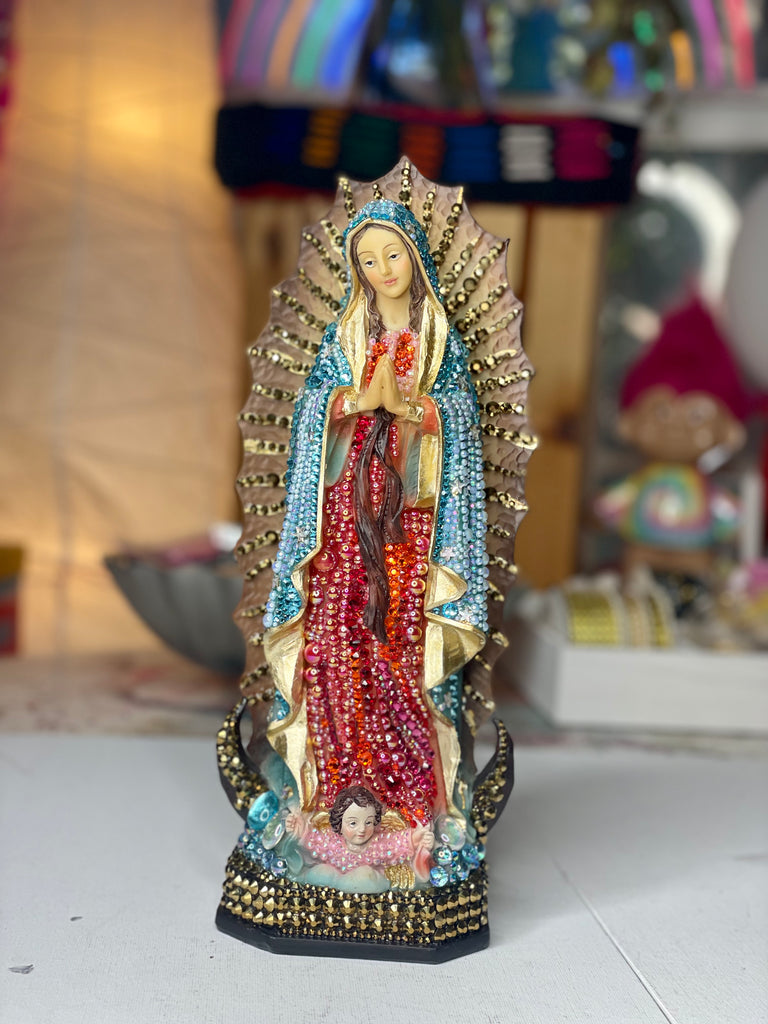 Bedazzled Virgen de Guadalupe