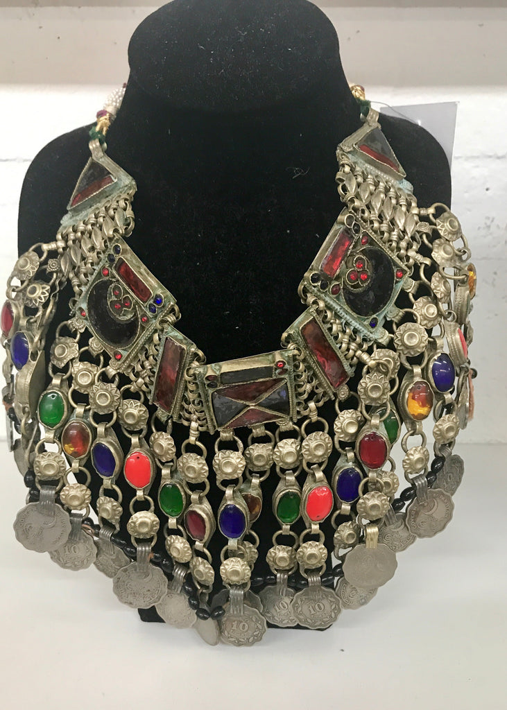 New Vintage Afghan Necklace/ Choker