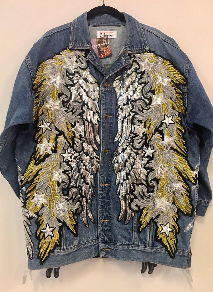 Angels Wings to fly Jacket.OVERSIZED FIT