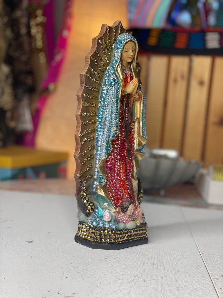 Bedazzled Virgen de Guadalupe